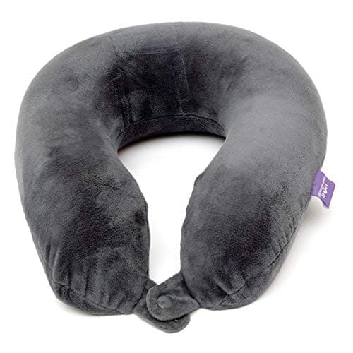 VIAGGI U Shaped Memory Foam Travel Neck Super Soft Orthopedic Cervical Pillows Grey