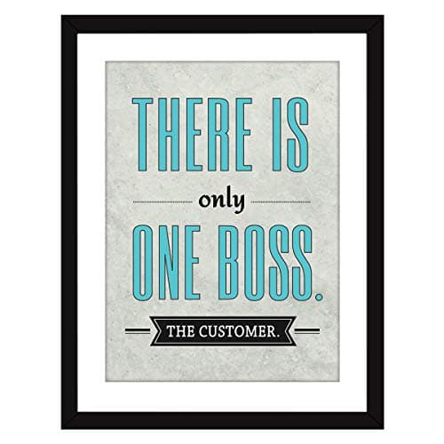 Chaka Chaundh Composite Wood Material Office motivational quotes frames posters - (34 x 27 x 4 cm)