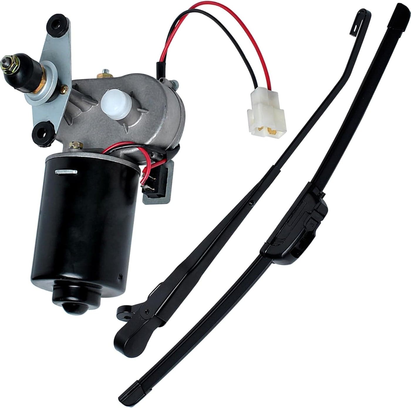 Wadoy 12V Electric Motor Universal Car Windshield Wiper Kit with 16" Wiper Blade for Polaris Ranger RZR 800 900 1000
