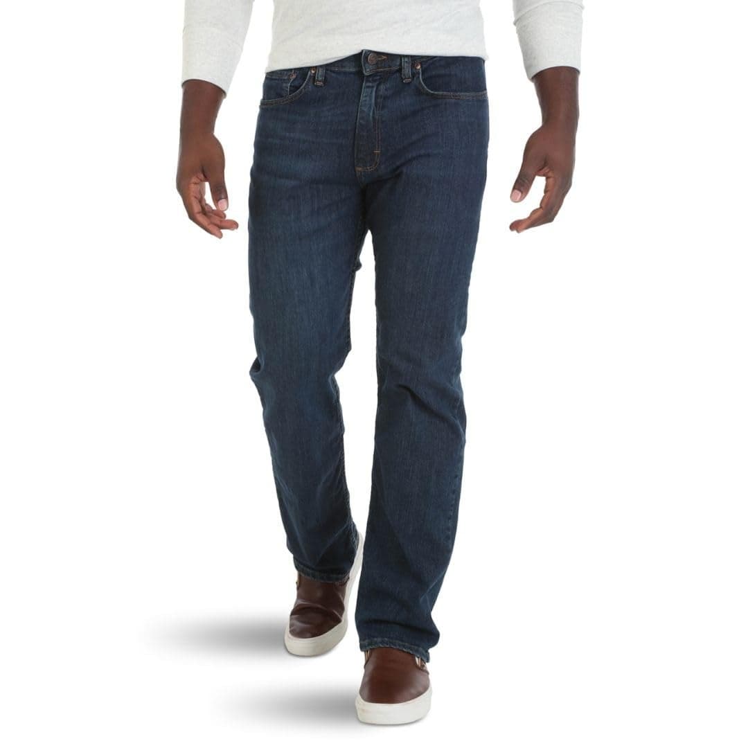 Wrangler Authentics Mens Comfort Flex Waist Relaxed Fit Jean Carbon 42W x 30L