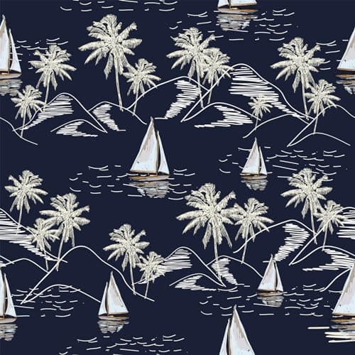 VaryStyle 177x393 Coastal Peel and Stick Wallpaper Navy BlueWhite Ocean Nautical Wallpaper for Bedroom Bathroom Waterproof Vinyl Self Adhesive Wallpaper Navy Blue Contact Paper for Shelves Walls