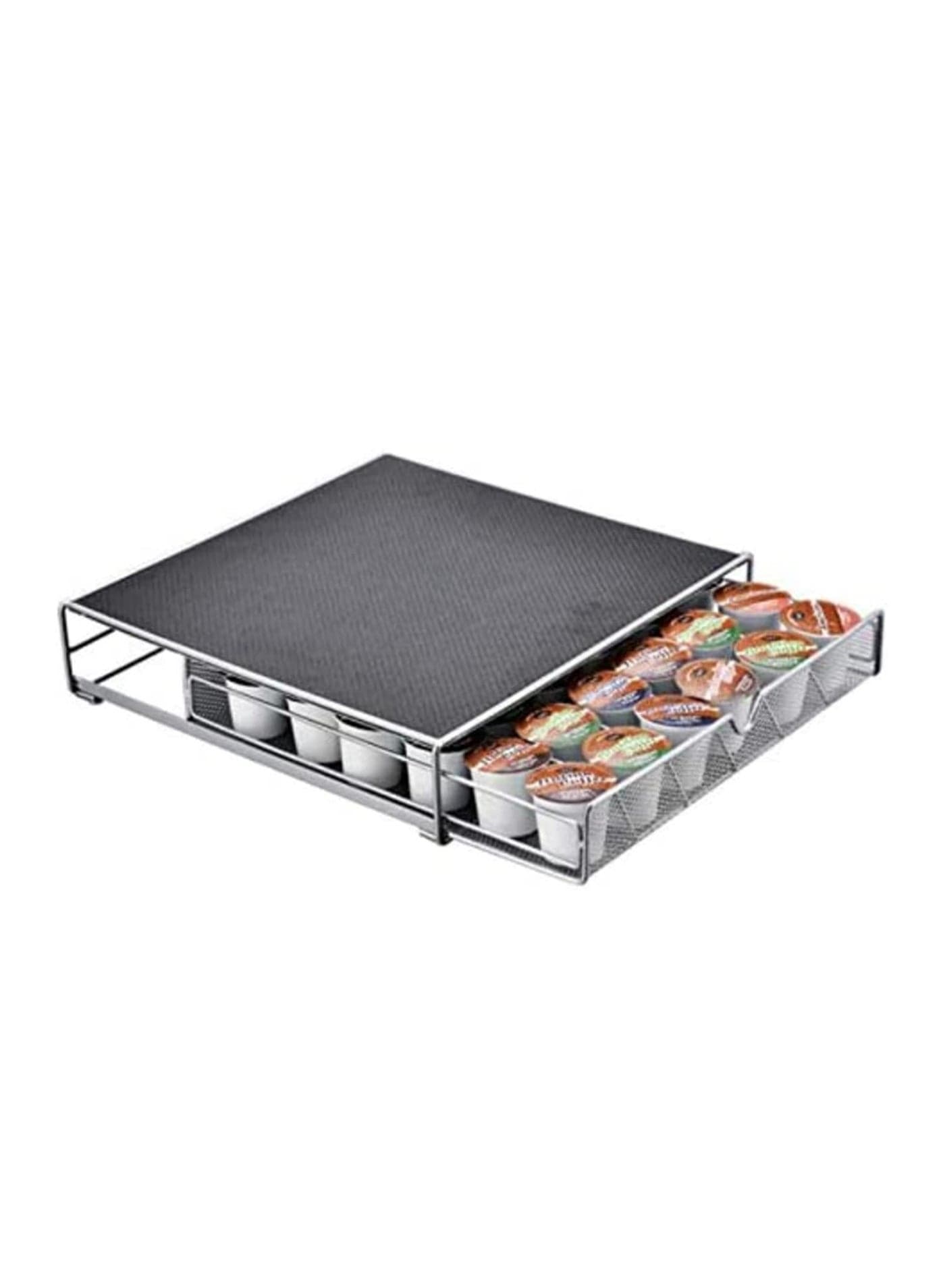 1pcs Creative Drawer Coffee Capsule Storage Box 36 Granules Large Capacity Storage Rack Ventilation Coffee Machine Organizer Shelves