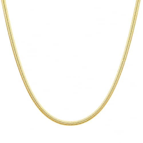 MILLER Stylish Stainless Steel Snake Neck Chain for Men & Boys | Waterproof Anti-Tarnish Neck Chain for Man | Trendy Men's Necklace Jewellery | Daily Wear Accessories | Gift for Husband & Boyfriend