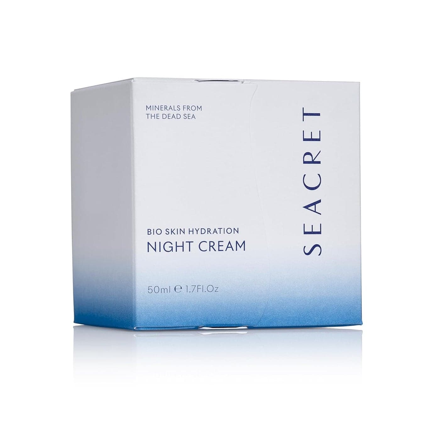 Seacret Bio Skin Hydration Night Cream with Aloe Niacinamide Jojoba Argan Oil and Dead Sea Minerals Deeply Moisturizing assist in AntiAging and SkinConditioning Formula 50ml