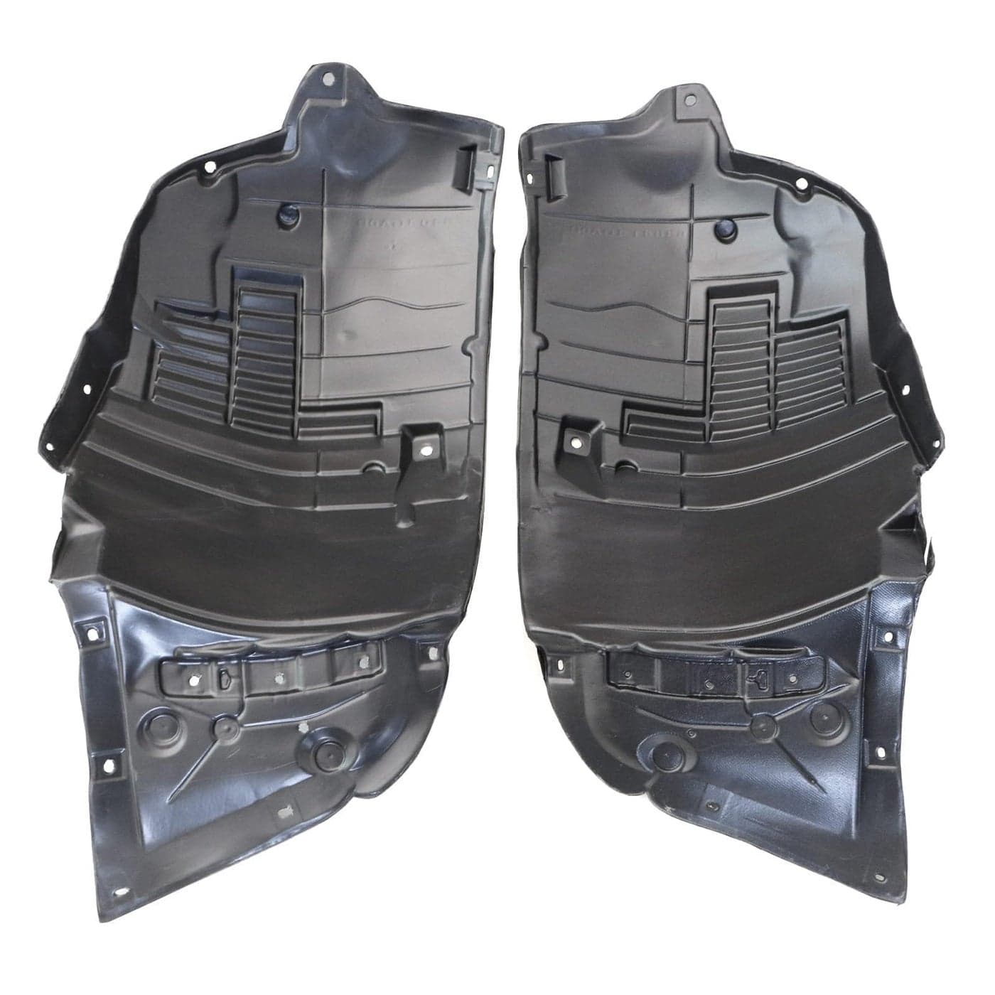 SecosAutoparts Front Left Right Side Fender Liners Compatible with Infiniti Q50 20142023 Replace 638404GA0B 638414GA0B IN1248128 IN1249128 Front Wheel Splash Liner Set