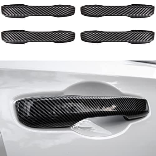 CKE Compatible with Honda Civic Accord CR-V HR-V 2026 2025 2024 2023 Compatible with Acura Integra 2026 2025 2024 2023 Accessories Car Exterior Door Handle Cover Trims -Carbon Fiber Style