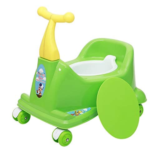 Maanit Scooter Style Baby Potty Seat With Removable Lid Bowl (Green), 1 Unit