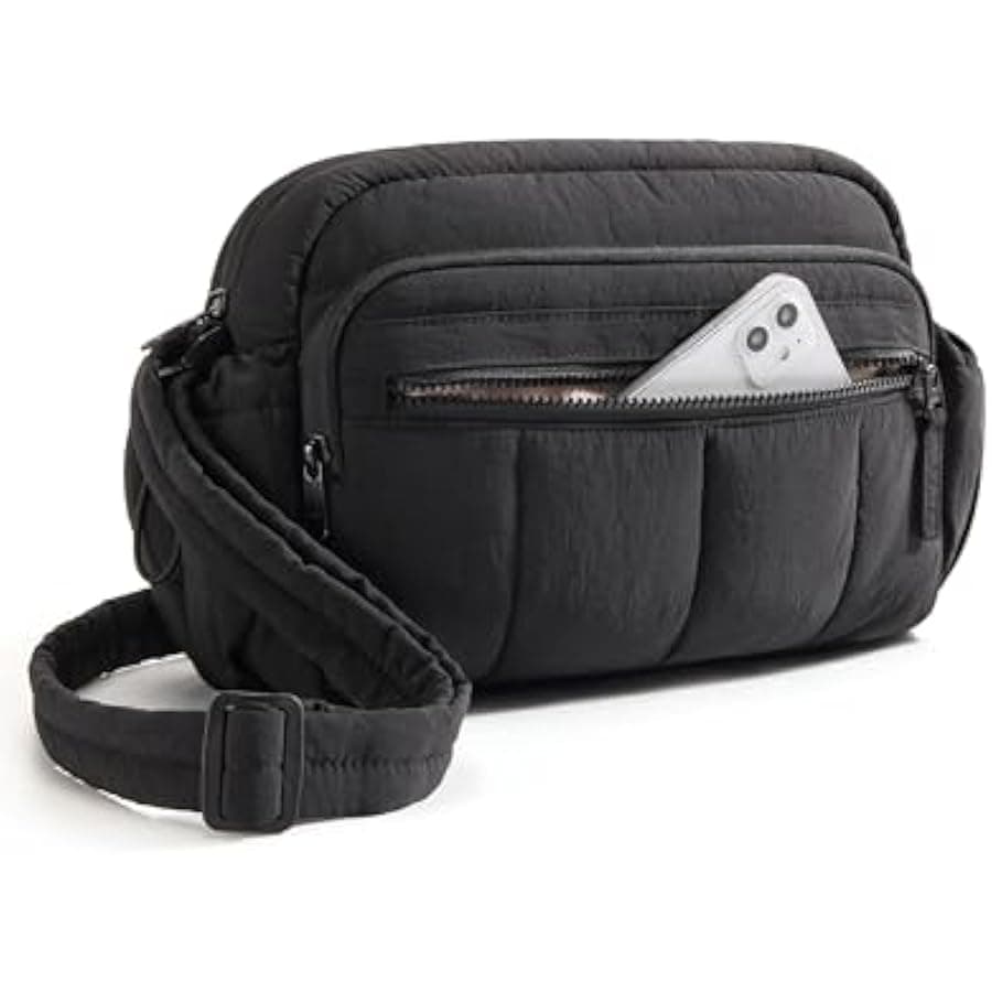 Crossbody Bags for Women Travel Purse, Women's Shoulder Handbags Purses With Built in Wallets, RFID Blocking Slots
