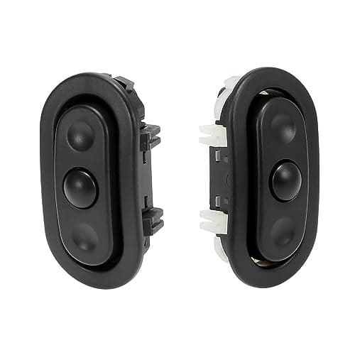 X AUTOHAUX Pair Radio Control Steering Wheel Switches for Chrysler for Jeep for Dodge for Ram 04685729AB 04685728AB Driver and Passenger Side