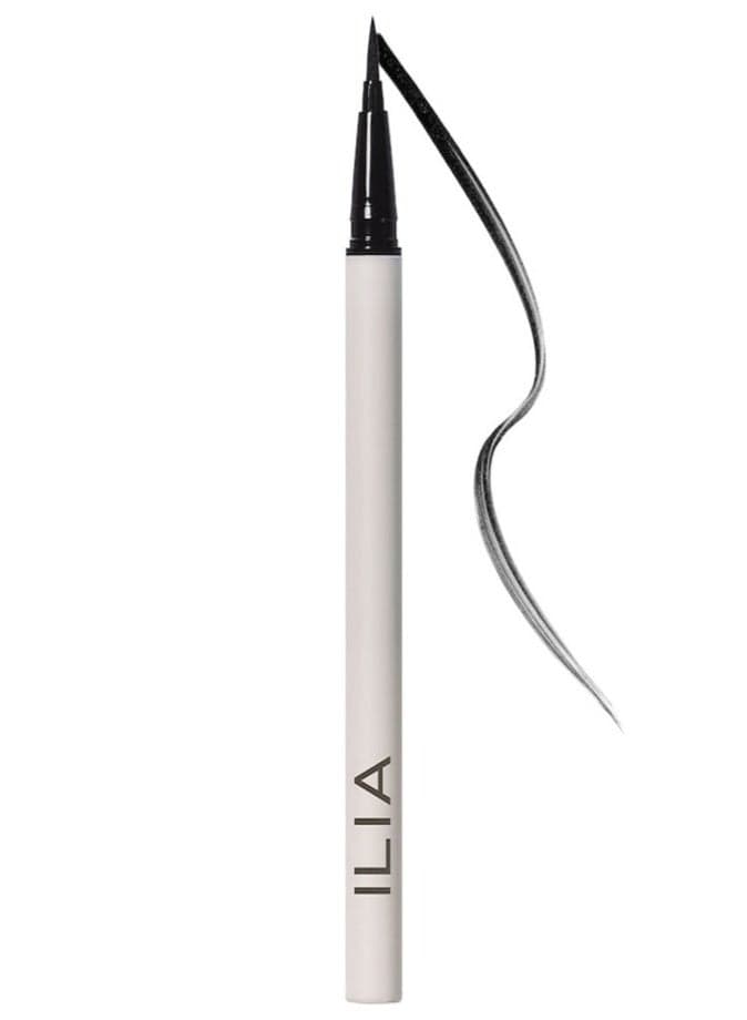 ILIA Clean Line Liquid Eyeliner – Midnight Express Black 0.55g | Long-Wear Precision Eyeliner Makeup