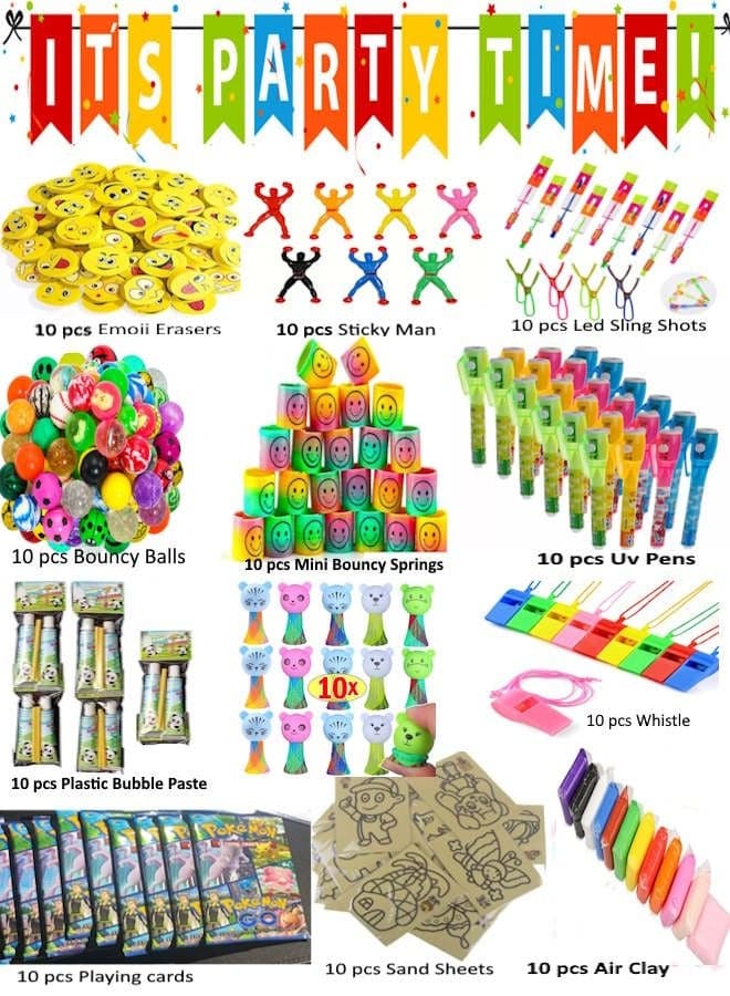 120pcs Party Favors for Kids Bulk Toys for Classroom Rewards Carnival Prizes Birthday Party Pinata Stuffers Goodie Bag Filler Treasure Box Return gifts for Boys and Girls