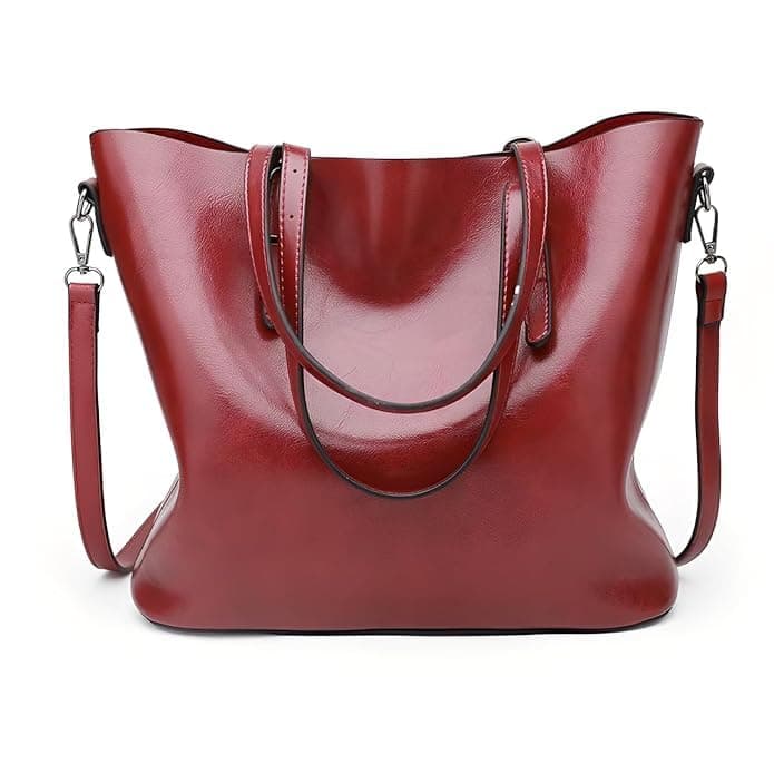 PESOMA Women Handbags Shoulder Hobo Bag Purse, Small Satchel Handbag for Women, Satchel Bag, Ladies purse, Stylish Shoulder Bag(BurgundySq)