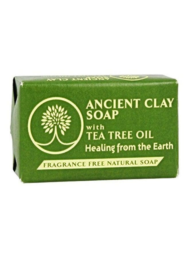 Ancient Clay Soap with Tea Tree Oil Zion Health 6 oz Bar Soap