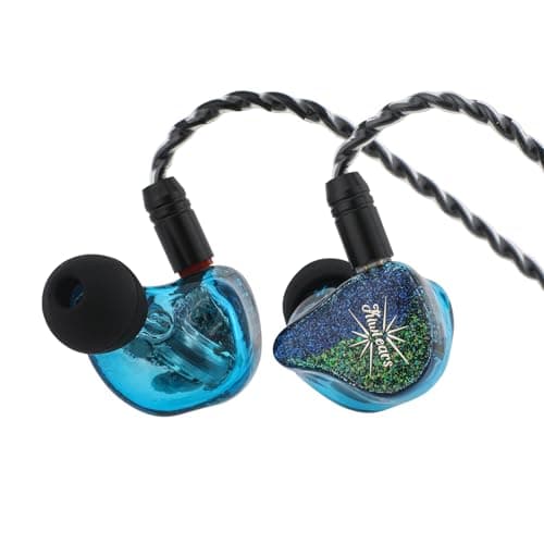 Linsoul Kiwi Ears Forteza in Ear Monitor, 1BA + 2DD HiFi Wired Earbuds, Gaming Earbuds, Hybrid Driver IEM Earphones Headphones, with Detachable IEM Cable for Musician Gamer (Blue)