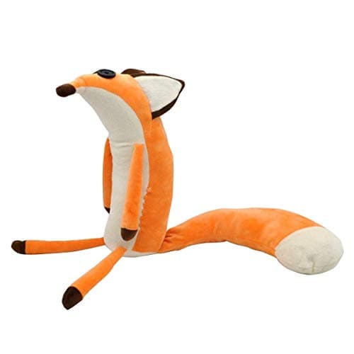 The Little Fox Le Petit Fox Plush Doll Puppet Toy, Fox Throw Pillow Orange Fox Cartoon Sleeping Stuffed Toy for Prince Christmas/Birthday/Party