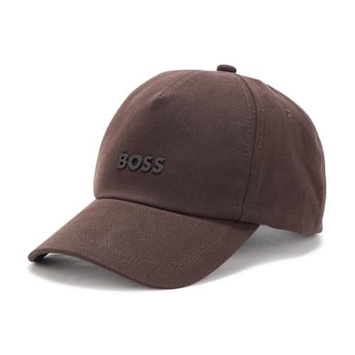 BOSS Cotton Twill Center Logo Cap Coffee Beans PCE