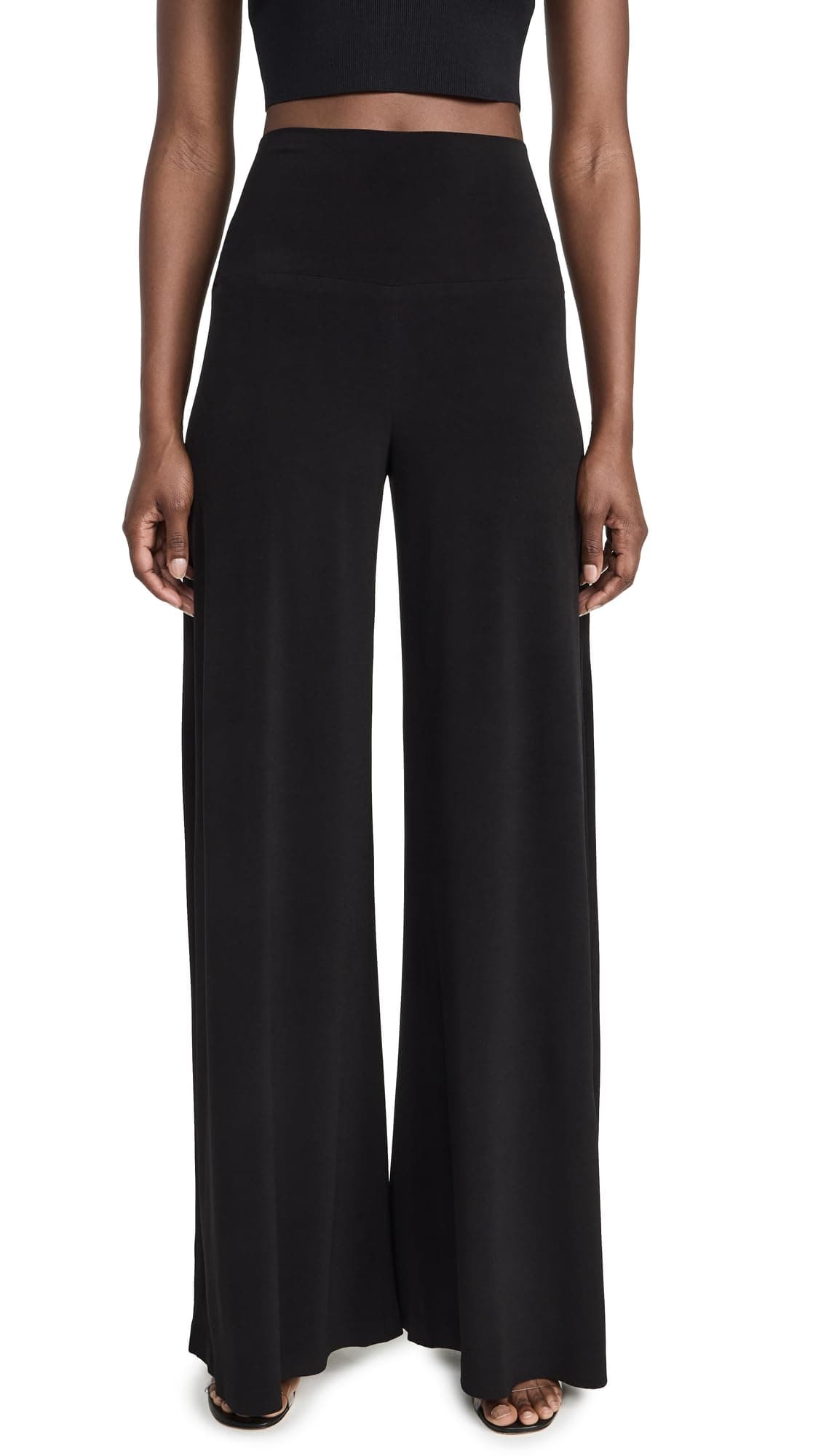 Norma Kamali Womens Elephant Pants Black M
