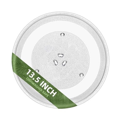 13.5" Microwave Glass Turntable Plate Compatible with 5304509621 Frigidaire microwave plate WB39X10032 13 1/2" GE microwave plate replacement JVM3106 WB49X10002