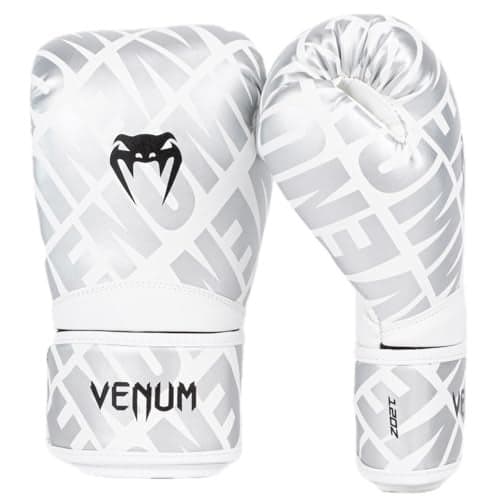 Venum Contender 15 XT Boxing Gloves WhiteSilver 12Ounce