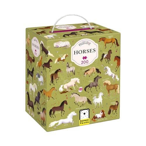 Puzzlove Horses 200 Pcs 7 Floor Puzzle