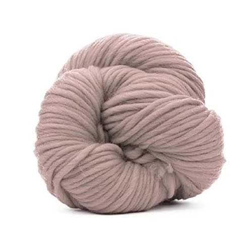 Revolution Fibers | Premium Super Bulky Merino Wool | 100-Grams Chunky Weight, Thick Wool for Knitting, Crochet, Baby Blanket, Dyed, Felting, Weaving, Mink Tan