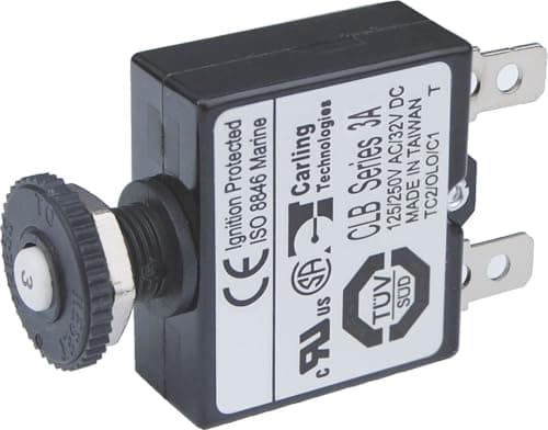 Blue Sea Systems 7050 Circuit Breaker Push-Button 3A, Beige