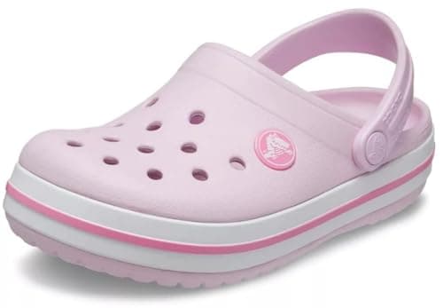 Crocs Unisex-Child Crocband Clogs (Todder Shoes), Ballerina Pink, 9 Toddler
