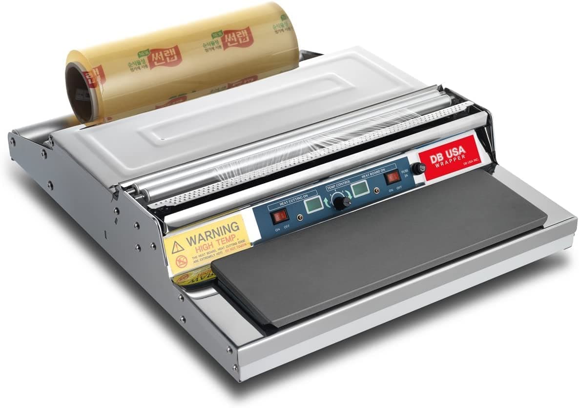 VisionTechShop CW500E 20 Inch 500 mm Hand Wrapping Machine Film Wrapper for Food Packaging MADE IN KOREA