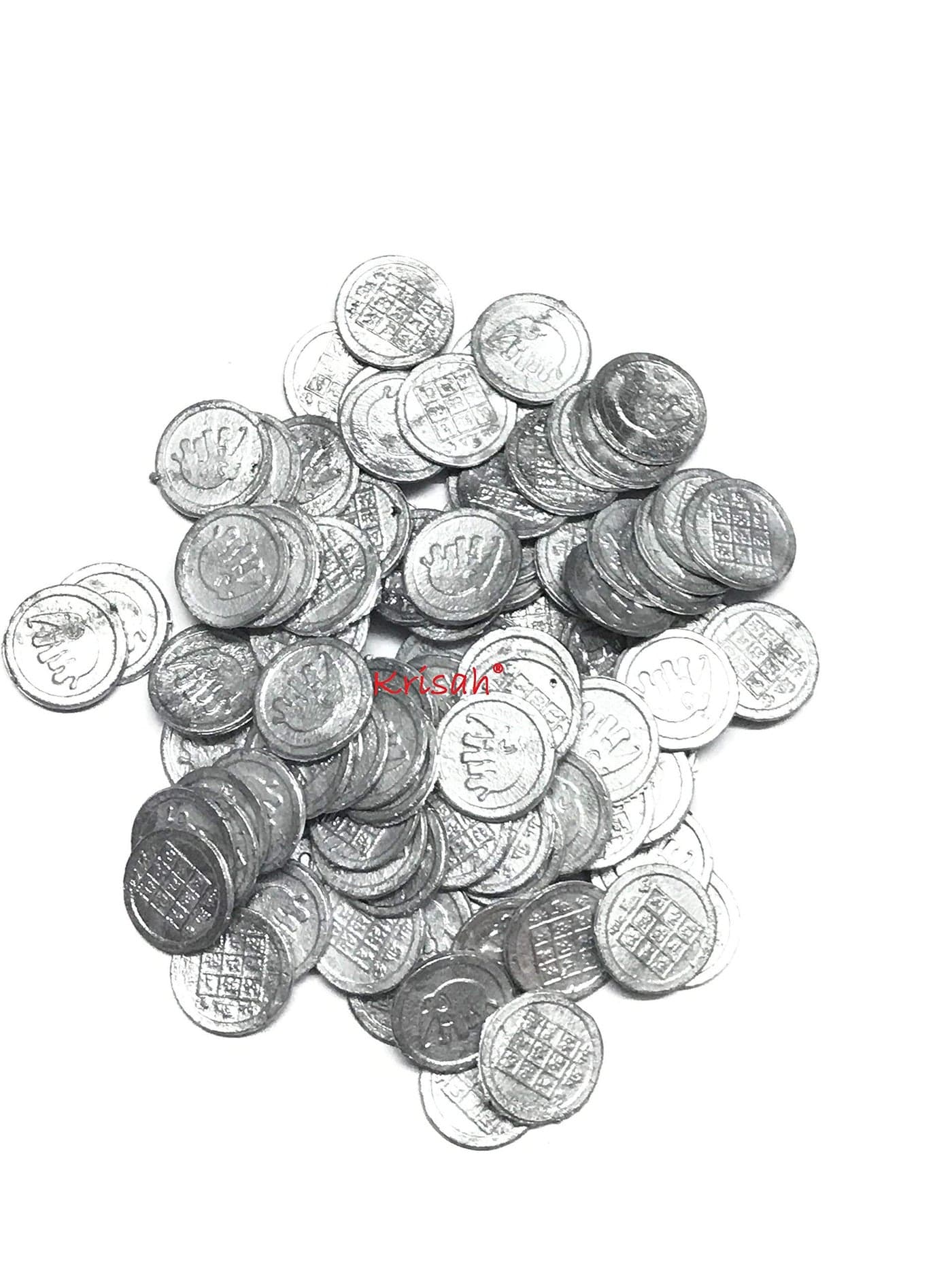 Krisah Lead Ranga Remedy Coin Figurines Silver 108 pcs