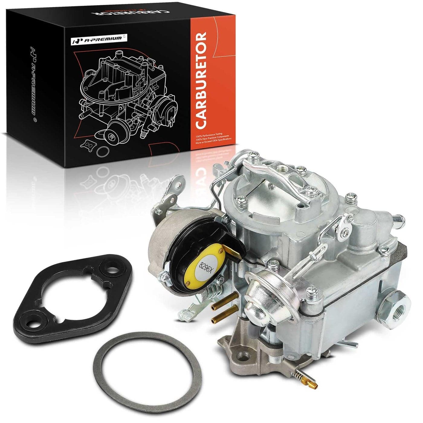 APremium 1 Barrel New Carburetor Compatible with Chevrolet Chevy GMC 41L 25048L 292 Replace 7043014 Electric Automatic Choke
