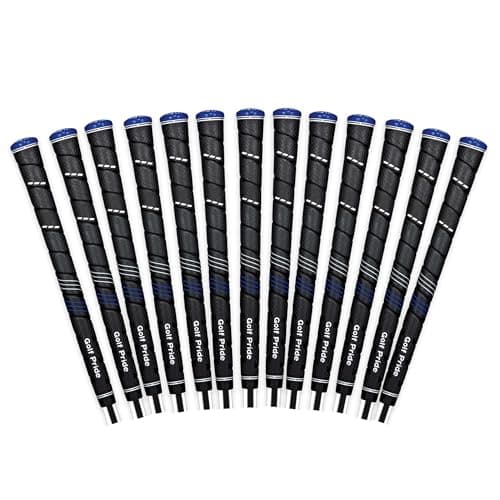 Golf Pride CP2 Wrap Golf Club Grip Classic Wrap Grip with HighTack Soft Rubber for Comfort Control Less Tension More Power with Plus4 Technology Midsize 13 Pack For Men Women