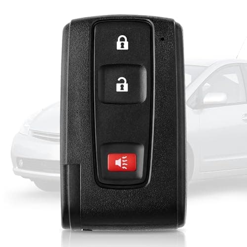 HelloAuto Key Fob for Toyota Prius 2004 2005 2006 2007 2008 2009 Replacement Keyless Entry Remote Smart Key Fob for Silver Logo, P/N: 2584A-B31EG, 89994-47061 (FCC ID: MOZB31EG)