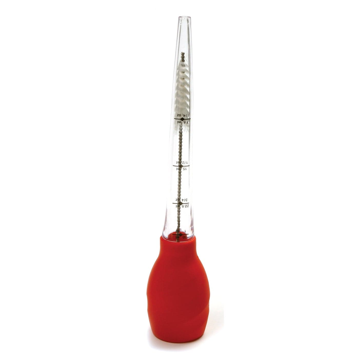 Norpro Silicone Stand Up Baster with Cleaning Brush One Size Red