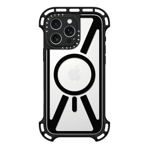 CASETiFY Ultra Bounce Case for iPhone 16 Pro Max Shockproof 328 ft 10X Military Grade Drop ProtectionCompatible with Magsafe Black