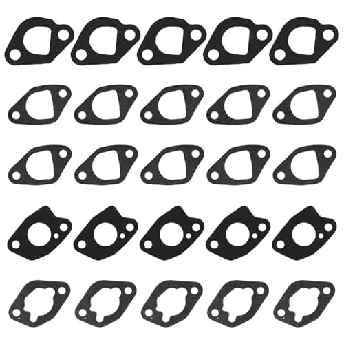 Yenblow 25 Pcs Predator 212 Carb Exhaust Intake Gasket Kit Non Hemi Carburetor Head Gaskets Compatible with Honda Clone GX160 GX200 Predator 196cc 212cc Generac Champion Coleman Baja Small Engines