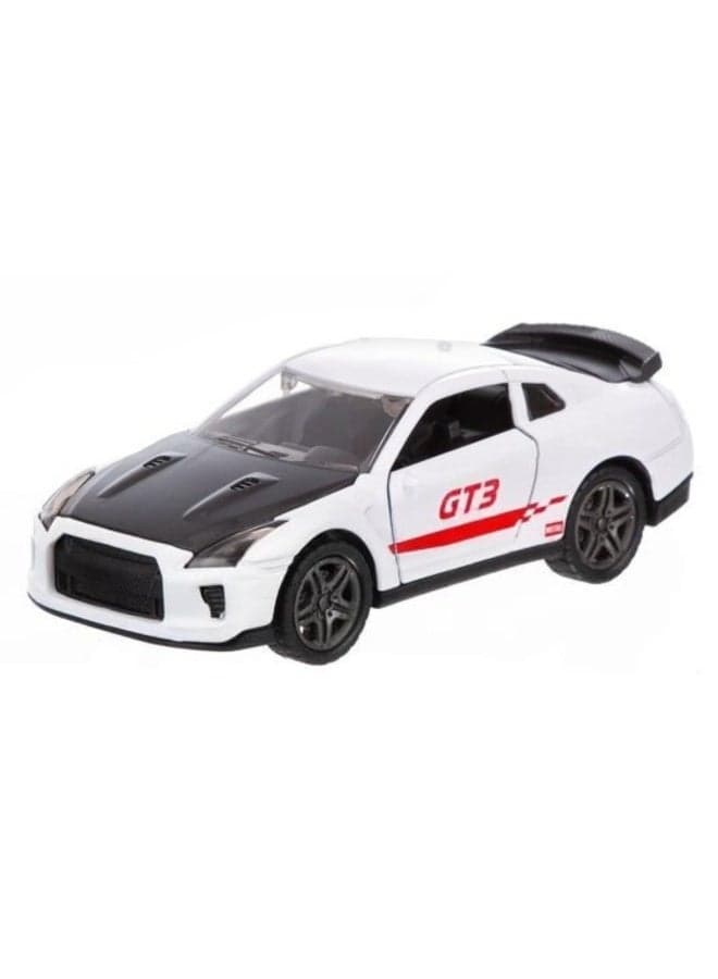 1:32 Pull Back Die-Cast Car with Light & Sound – 2 Door Opening Friction Powered Metal Vehicle, Realistic Detailing Model for Kids Fun Play, Display & Collector Enthusiasts