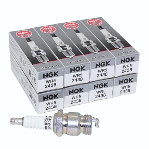 NGK 2438 OE Series VPower Nickel Spark Plugs WR5 Compatible With Select Pre1980 Ford Mercury 8 Pack