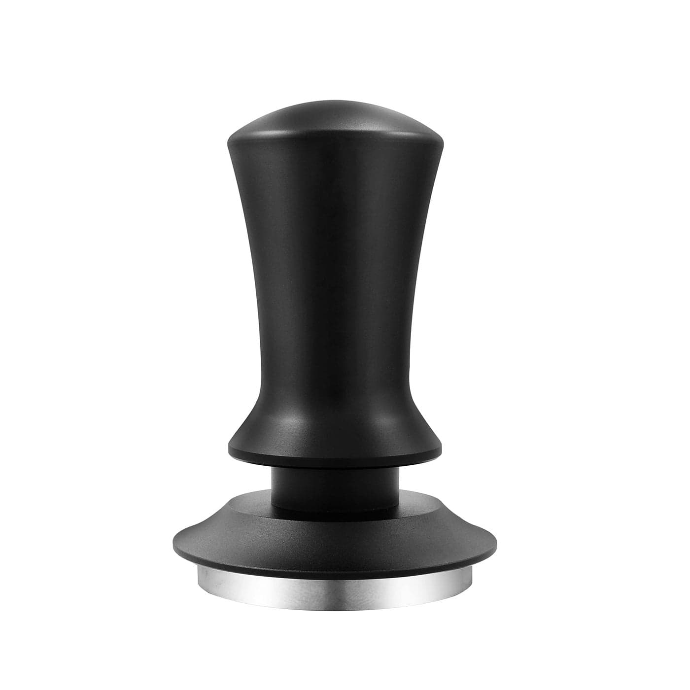 K COOL Coffee Tamper Espresso Tamper Premium Barista Tamper with Calibrated Spring 100 Flat Stainless Steel Base Tamper for Espresso Coffee Machine 51mm Black