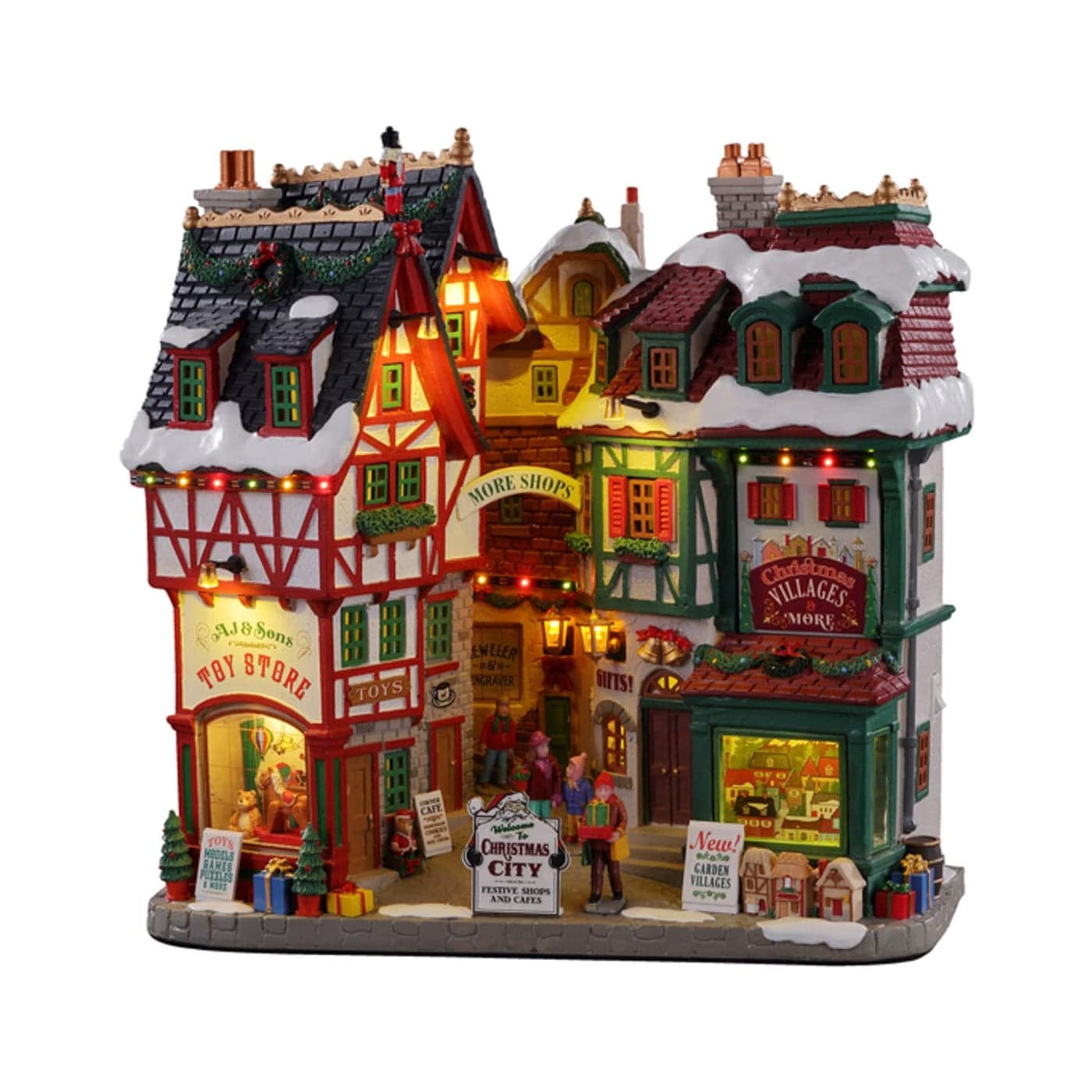 Lemax Christmas Village Christmas City Battery Operated 45V 15739