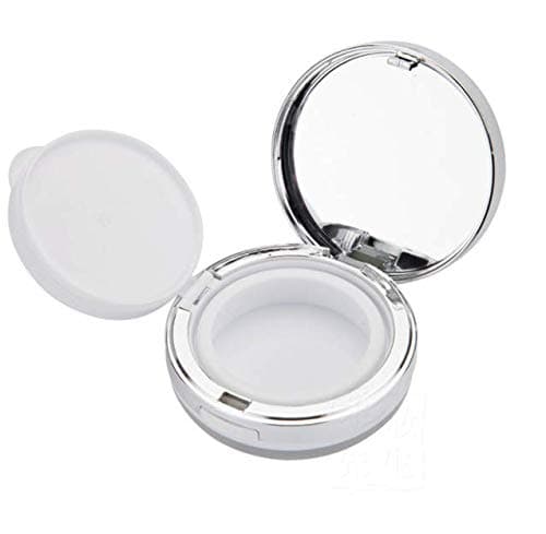 LASSUM 15g 05oz Empty Makeup Powder Container Air Cushion Puff Case BB Cream Box with Air Cushion Sponge Powder Puff and Mirror