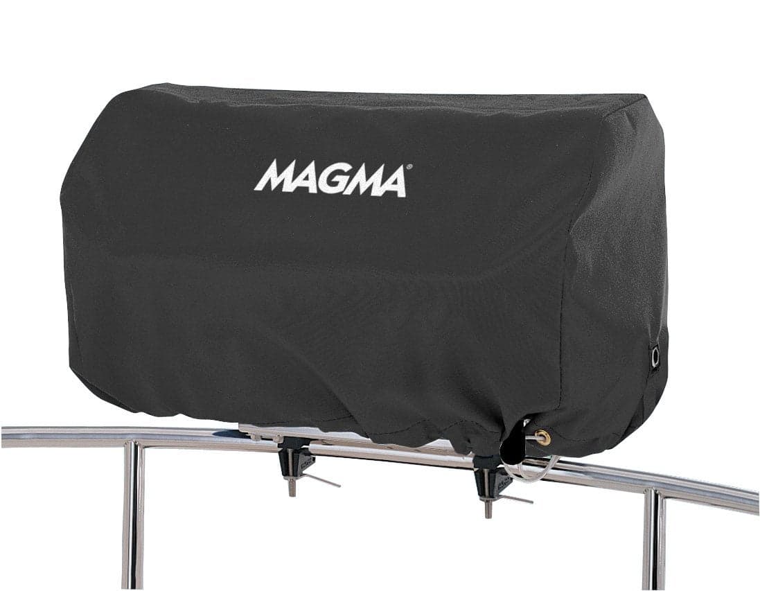 Magma A10-1290JB Rectangular Grill Cover | 12"x24" Protective Cover for Magma Grills | Weather-Resistant Boat & RV Grill Cover | Jet Black