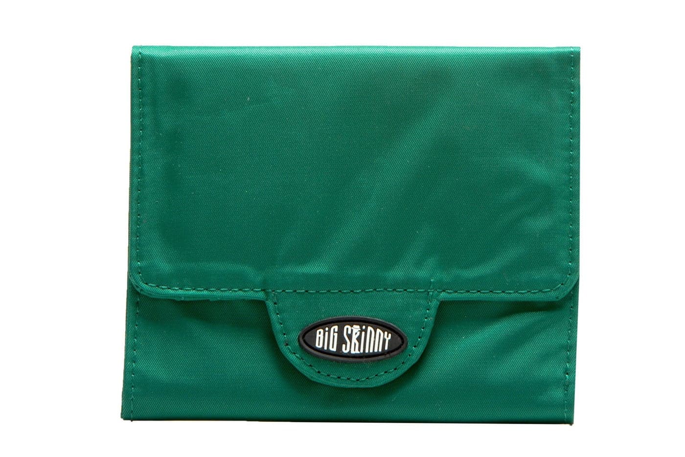 Big Skinny Women's Trixie Tri-Fold Slim Wallet, Holds Up to 30 Cards, Verdant Green