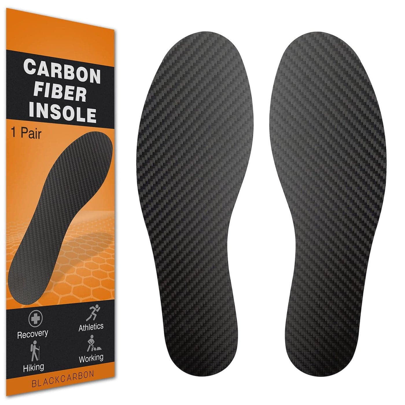 1 Pair Carbon Fiber Insole for Turf ToeMorton ToeFoot FracturesArthritisHallux Rigidus and Limitus Rigid Orthotic Shoe Inserts for Pain Relief Injury Recovery 255cm