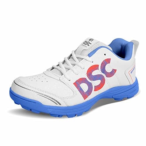 DSC Beamer X Cricket Shoes for Mens (Light Weight | Economical | Durable) Pastel Blue 6 UK
