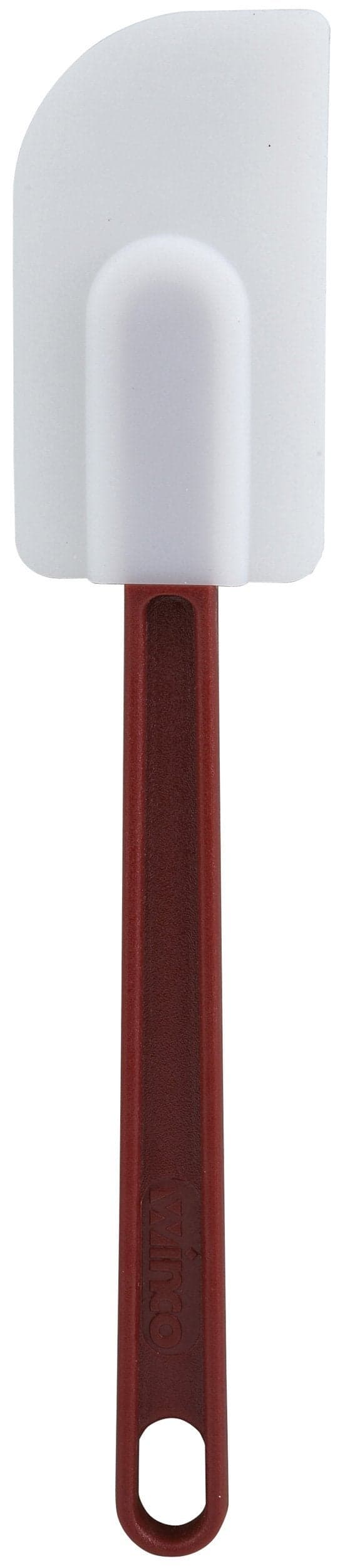 Winco Flat Silicone Spatula 10Inch White