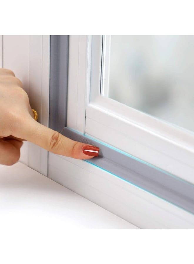Window Weather Stripping Door Seal Strip for Bottom and Side of Door,Self Adhesive PU Foam Weather Strip for Window and Door Insulation Soundproofing,Door Sweep for Interior Doors 2M