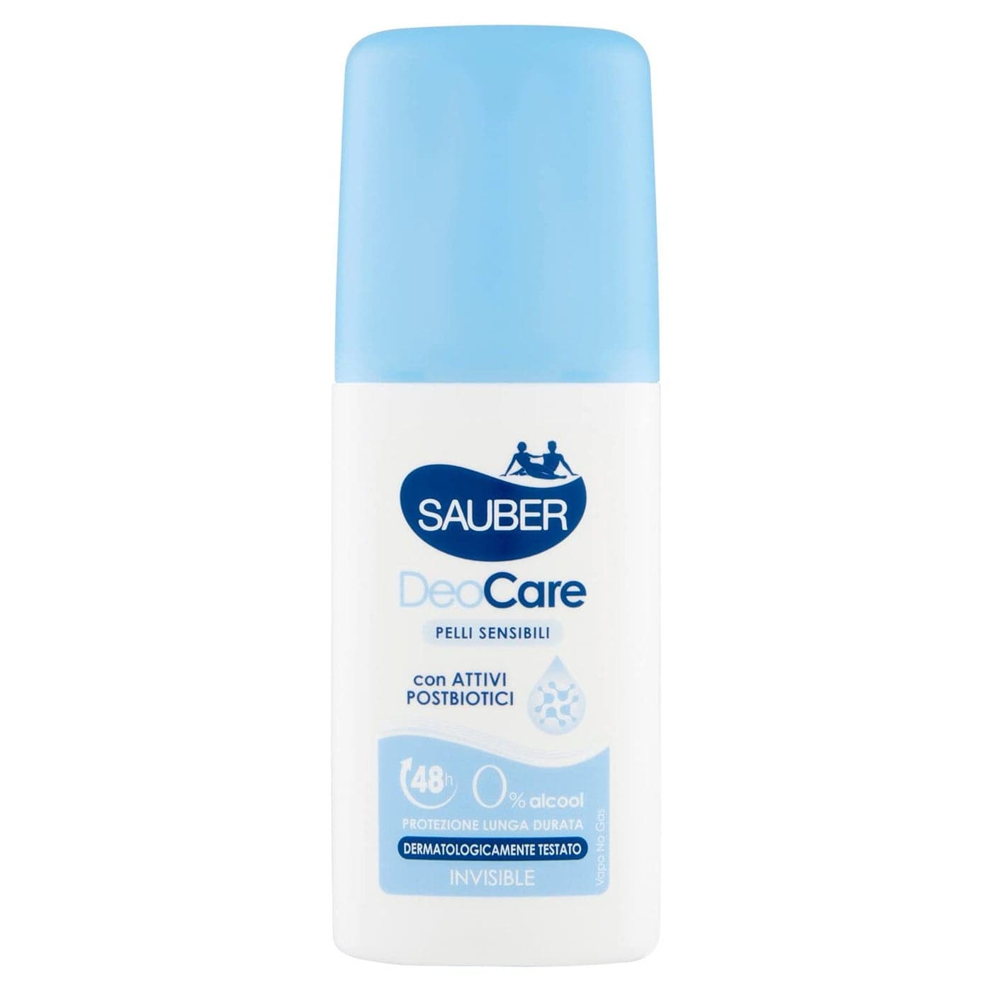 Sauber Deocare Hypoallergenic Deodorant 254 Fluid Ounces 75ml Vapo No Gas Italian Import