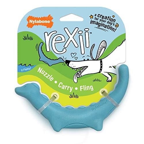 Nylabone Rexii Interactive Dog Toy for Small Dogs Lightweight Flexible Dog Toy for Creative Play Dog Exercise