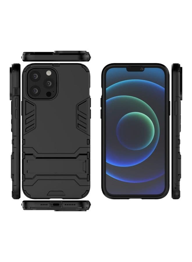 Kickstand Case Cover For Apple iPhone 13 Pro Max Black