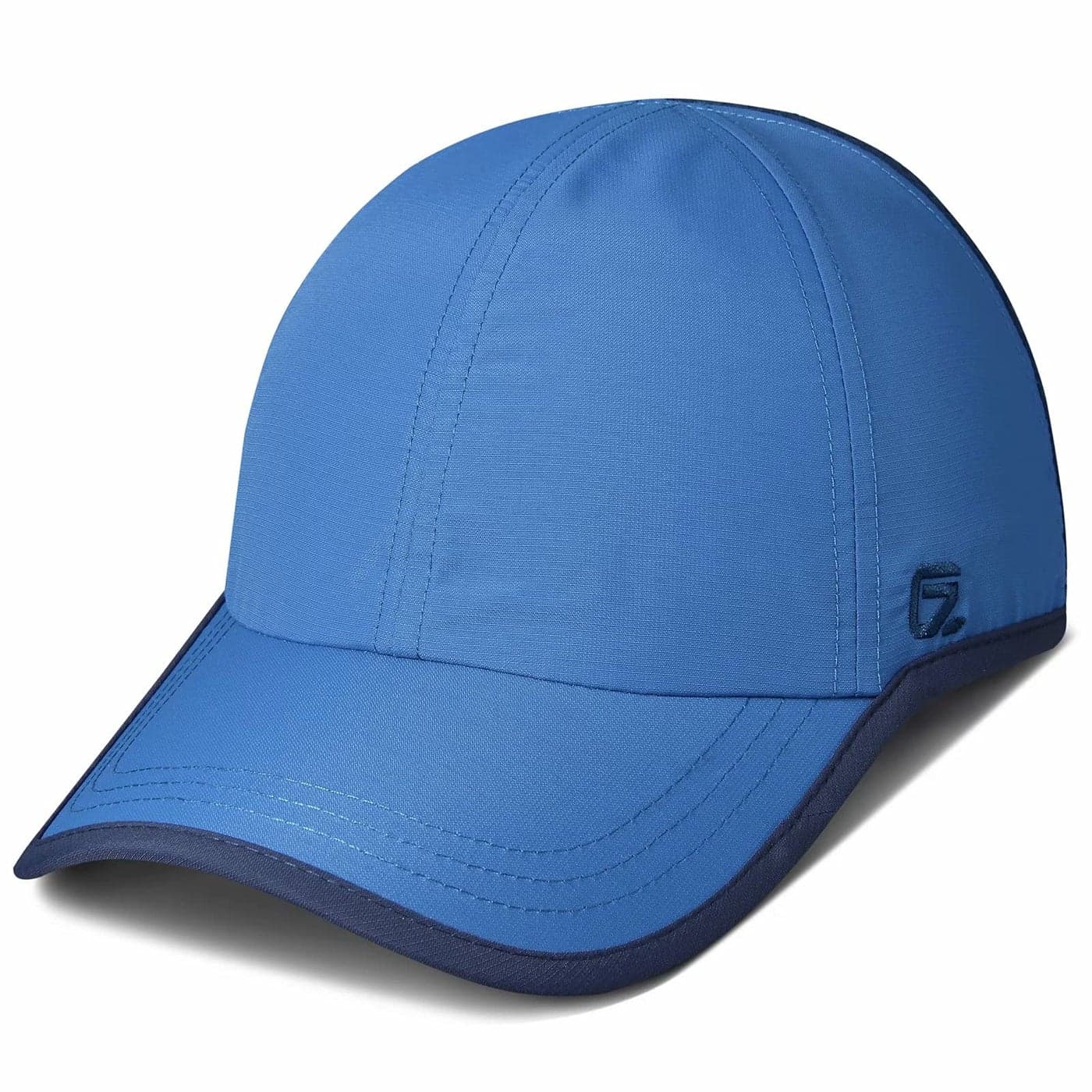 GADIEMKENSD Unstructured Hats Baseball Cap UPF 50+ Quick Drying Running Hat for Men Women Lightweight Breathable Trucker Dad Hat Outdoor Sports Hiking Fishing Golf Mesh Hats Blue